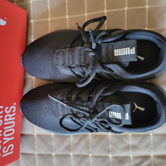 Puma Black SoftRide Lifting Sneakers - Picture 2 of 5